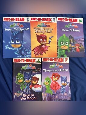 📚 PJ Masks Ready-To-Read - Set of 5 Level One Books 📚 bulk lot